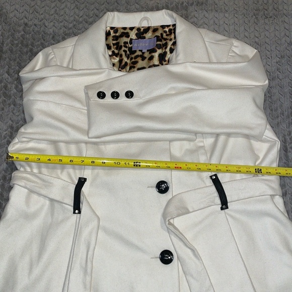 NWT Madden Girl by Steve Madden Pea Coat. Classic Black and White. NWT. 3X - Picture 12 of 12